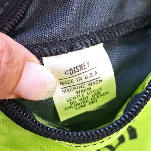 RARE VTG 1992 Disney World Neon Green Fresh Mouse Mickey Fanny Pack 90s - Picture 6 of 8